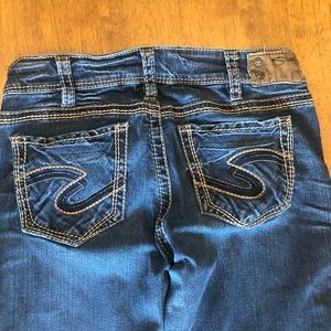 Silver Suki mid straight jeans